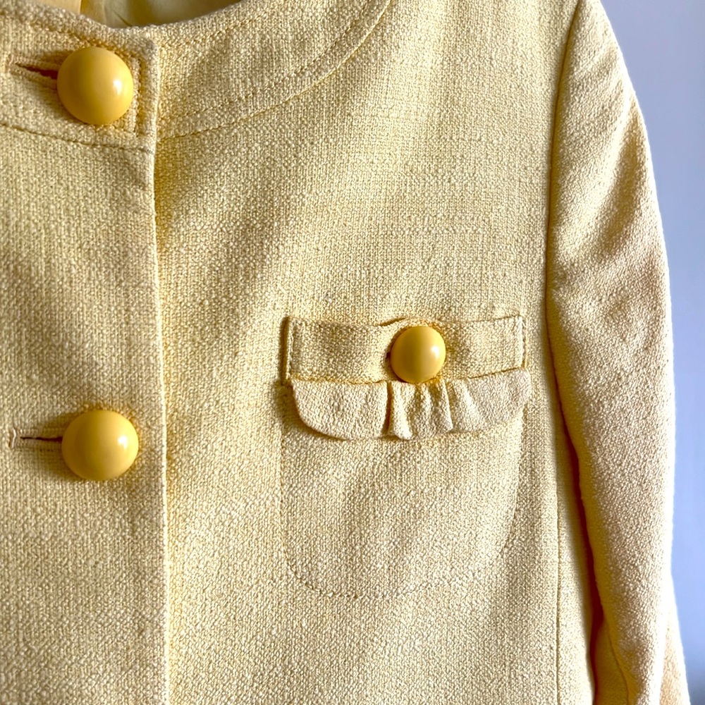 Talbots Sunny Yellow Women's blazer 12P - Picture 3 of 7